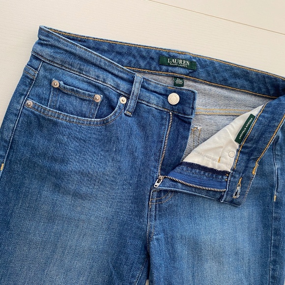 Ralph Lauren Premier Straight Mid Rise Leg Jeans Size 6P - Picture 11 of 16